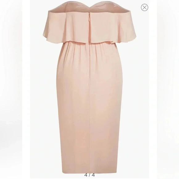 City chic va va voom citronelle dress size M/18 - Picture 15 of 16